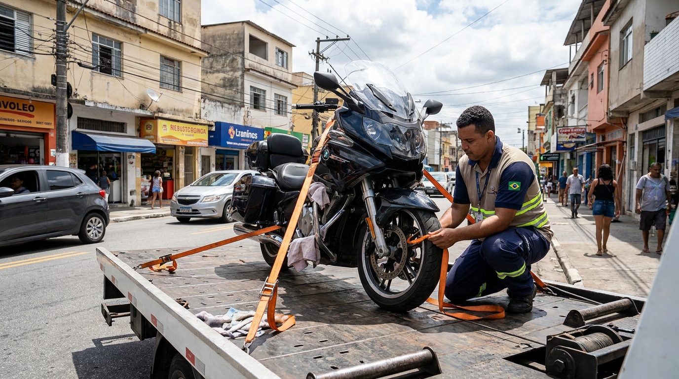 Remoção de Moto em Pane na Brisa do Mar, São Luís‑MA